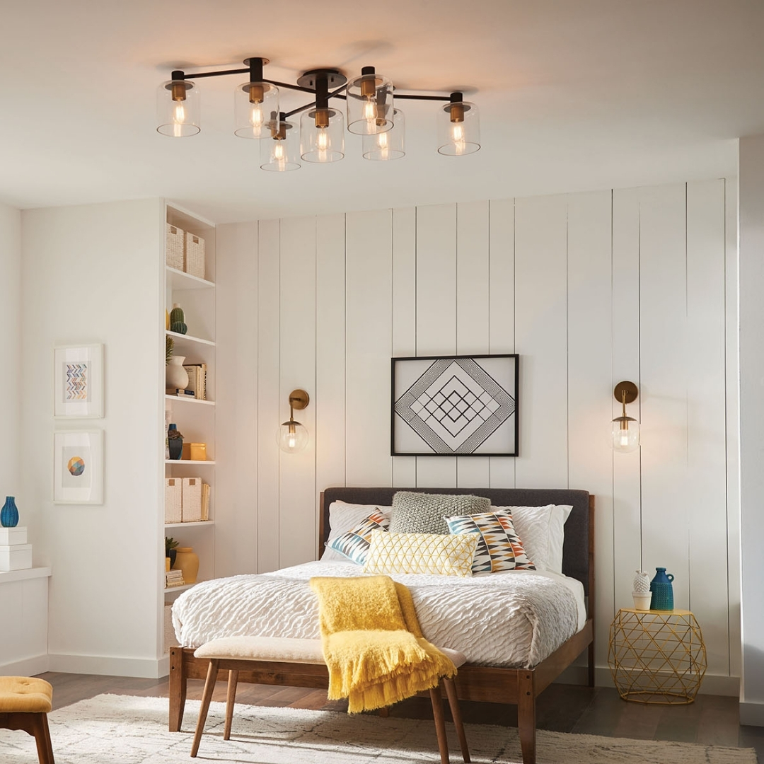 bedroom lighting with Layering